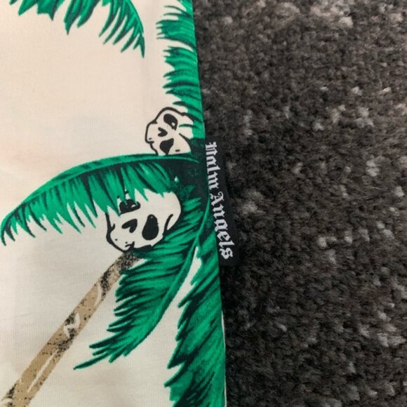 Palm Angels Fire Skull Palm Tree T-Shirt Men’s Large, Medium, Small - Picture 3 of 4